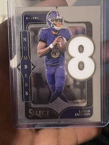 2024 Panini Select - Select Numbers Lamar Jackson #11 - Bild 1 von 2