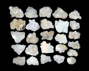 Natural Apophyllite Stilbite and Heulandite Minerals 26 specimen India #M 1410 - Picture 1 of 2