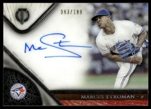 2017 Topps Tribute #TA-MS Marcus Stroman Tribute Autographs #/199 - Picture 1 of 2