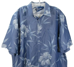Billabong Hombres Camisa Hawaiana Manga Corta Abotonada Grande Hibisco De Colección - Imagen 1 de 12