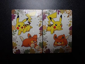 Pokemon Card Pronto Promo 2 SET Holo Prism Pikachu & Pawmi #5972 EX - Picture 1 of 10