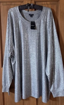 BLUSA TÓRRIDA MANGA LARGA NOCHE VACACIONES 5 5X 5XL 28 NUEVA Foto 1 de 4