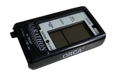 Orca Marathon Tauch Handtauch Deckenmessgerät 80er Jahre mit Koffer **UNGETESTET** - Bild 1 von 4