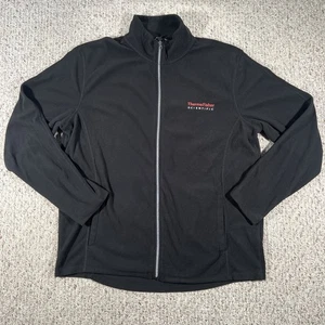 Thermo Fisher Scientific Men’s Port Authority Full Zip Fleece Jacket Black XL - Picture 1 of 7