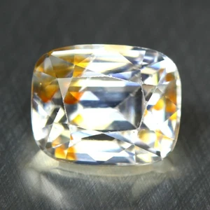3.60 Cts_Fantastic Diamond Sparkle_100 % Natural Unheated White Zircon_Srilanka - Picture 1 of 3