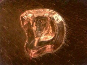 1960-D Lincoln Memorial Cent Penny - Repunched Mintmark RPM - Error #T1181 - Picture 1 of 3