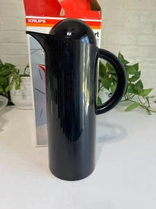 Krups ThermArt Thermoskanne Vintage MCM German Thermoskanne schwarz mit Box (d24) - Bild 1 von 24