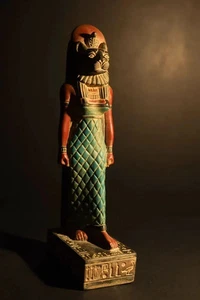 Authentic Ancient Egyptian Antiquities Statue of Goddess Sekhmet Lady of War BC - Picture 1 of 5