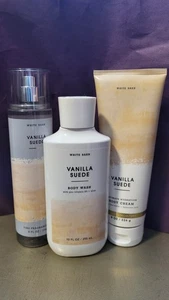 Vanilla Suede Set Bath And Body Works Lot Of 3. 1F8 - Picture 1 of 17