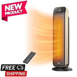Dreo Portable Space Heater 25" Tower Heater with Remote and Thermostat 3 Modes - Picture 1 of 10
