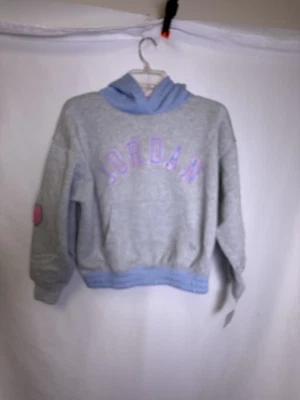 NIKE Jordan Niñas Azul Jean y Bling Sudadera con Capucha Nueva con Etiquetas Talla L (cosmética DMG - ver descripción) Foto 1 de 4