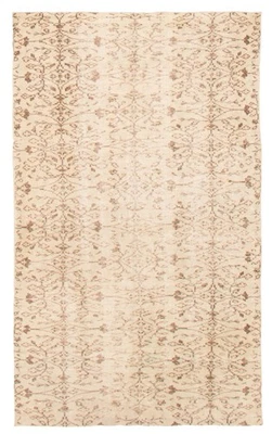 Vintage Oriental Hand-Knotted Carpet 4'9" x 7'10" Traditional Wool Area Rug - Image 1 of 4