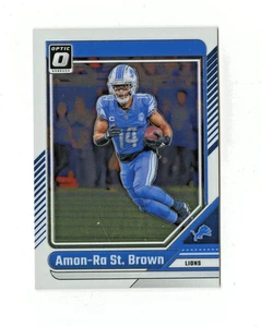 2024 Optic Football Amon-Ra St. Brown #66 Detroit Lions - Picture 1 of 2