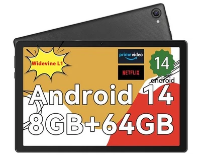 New Android 14 Whitedeer Tablet 10 inch WiFi 8GB/64GB Cheap Christmas Gift Deal - Image 1 of 4
