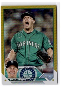 2023 Topps Paul Sewald #207 Gold Foil Seattle Mariners - Picture 1 of 2