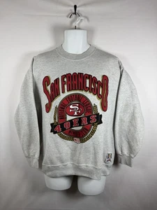Vintage 90s NFL San Francisco 49ers Nutmeg Members Club Crewneck Sweatshirt Gr. L - Bild 1 von 6
