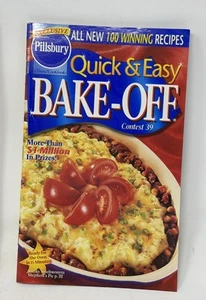39rd Pillsbury Quick Easy Bake -Off Contest Cookbook 120 pages 2000 VTG - Imagen 1 de 1