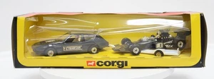 Vintage Corgi Gift Set 32 Lotus Elite Car And F1 Racing Car In Original Box 1981 - Picture 1 of 9