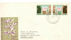 A LOVELY 1965 FDC FROM PAPUA NEW GUINEA. SIXTH SOUTH PACIFIC. ADDRESSED - Picture 1 of 1
