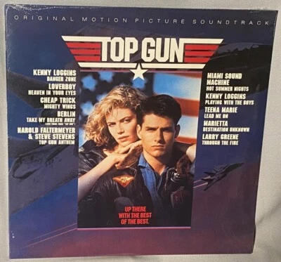 LP SOUNDTRACK Top Gun (BLACK Vinyl 2016) NEW MINT SEALED - Image 1 of 2