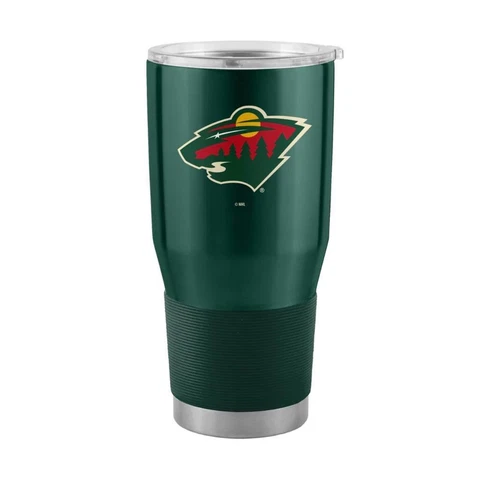 Minnesota Wild 30oz Stainless Steel Travel Tumbler [NEW] NHL Mug Glass Cup Cover