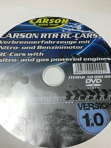  Carson DVD RC Cars First Steps Tamiya Dickie Car Verbrenner Nitro Fahrzeuge - Bild 1 von 1