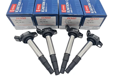 4x Denso Ignition Coils For Toyota Corolla Prius 1.8L 90919-02258 673-1310 New - Image 1 of 4