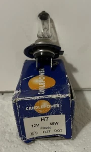 CANDLE POWER Halogen Bulb H7 12V 55W E1 NOS - Picture 1 of 6