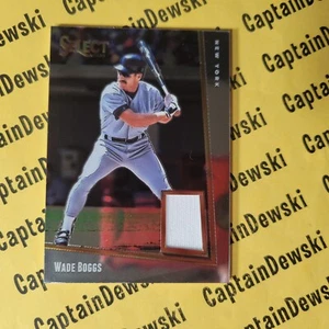Camiseta deportiva WADE BOGGS 2020 Panini Select #93-WB 1993 retro materiales seleccionados reliquia - Imagen 1 de 3