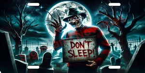 HALLOWEEN HORROR Movie Characters Custom License Plate-Freddy Krueger - Picture 1 of 1