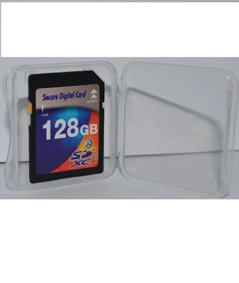 Tarjeta de memoria SD SDXC UHS1 128 GB para cámara digital, DSLR Foto 1 de 2