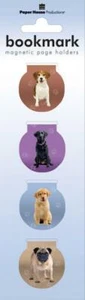 Cliplets Dogs Magnetic Bookmark Clip Page Holder Stocking Stuffers Party Favors - Picture 1 of 1