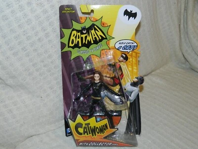 Figura Catwoman de la serie de televisión clásica Mattel Batman 2013 nueva 1966 Foto 1 de 4