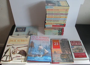 Patrick O'Brian Jack Aubrey Maturin Series Vol 1-20 PB+ 5 Books Total Lot of 25 - Picture 1 of 24
