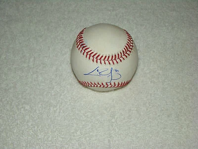 Chris Young Firmado a Mano 2016 Entrenamiento de Primavera Béisbol Usado Boston Red Sox MLB Foto 1 de 4