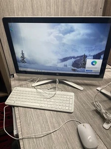 HP All-in-One 24” G237C AMD A8-7410 2.2GHz 8GB RAM Windows is clean wiped - Picture 1 of 23