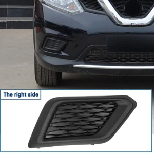 For 2014 2015 2016 Nissan Rogue Front Right Passenger Side Fog Lamp Cover Black - Picture 1 of 12