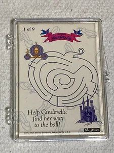 Subconjunto de actividades de tarjetas coleccionables Skybox Walt Disney's Cinderella 1995 casi nuevo 9/9 - Imagen 1 de 2