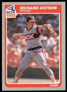 1985 Fleer Richard Dotson #511 Chicago White Sox - Picture 1 of 2