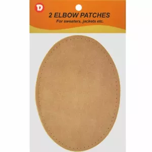 2 große natürliche Wildleder Leder zum Aufnähen Ellenbogen Reparatur Flicken 4,75 x 6,5 Zoll - beige - Bild 1 von 1
