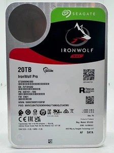 Seagate IronWolf Pro NAS HDD ST20000NE000 - 20TB 3,5 Zoll SATA3 20 TB CMR - Afbeelding 1 van 6