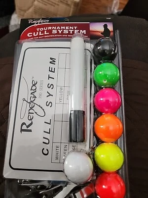 Renegade Pro Series Fish Culling System 7 Bass Tournament Floats & Cull Chart  - Image 1 of 2