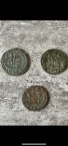 Lot Monnaie Antique Nummus Constantin 