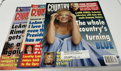 3 Issues of Country Weekly with Leann Rimes from 1997 - Image 1 of 4