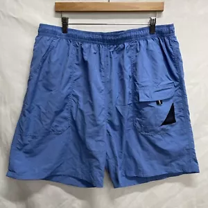 Mens Croft & Barrow Blue Polyester Activewear Shorts Bottoms Size XL - Picture 1 of 8