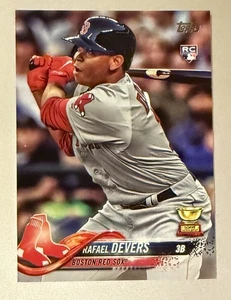 Rafael Devers 2018 Topps Series 1 Rookie Card #18 Boston Red Sox Giants RC - Picture 1 of 2