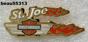 ⭐H-D DE SAINT JOSEPH MISSOURI HARLEY DAVIDSON DISTRIBUIDOR CHALECO CHAQUETA PIN - Imagen 1 de 1