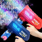 Seifenblasenmaschine Seifenblasenpistole LED Bubble Gun 4000 Blasen/Minute Gun