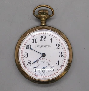 Vtg New Haven Railroad Grade Size 16 21J Gold Filled Open Face Pocket Watch Runs - Picture 1 of 20