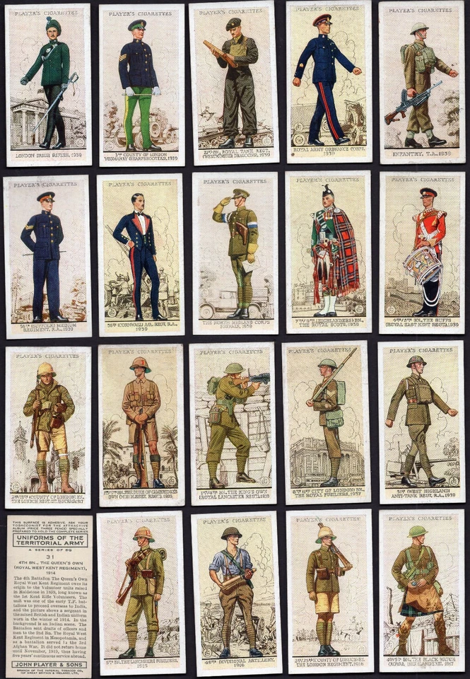 Players - Uniforms of the Territorial Army - Complete Set - Image 1 of 1